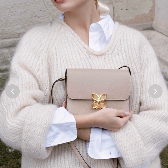 Fleuron Handbags - Fleuron Mini Hortensia Sable